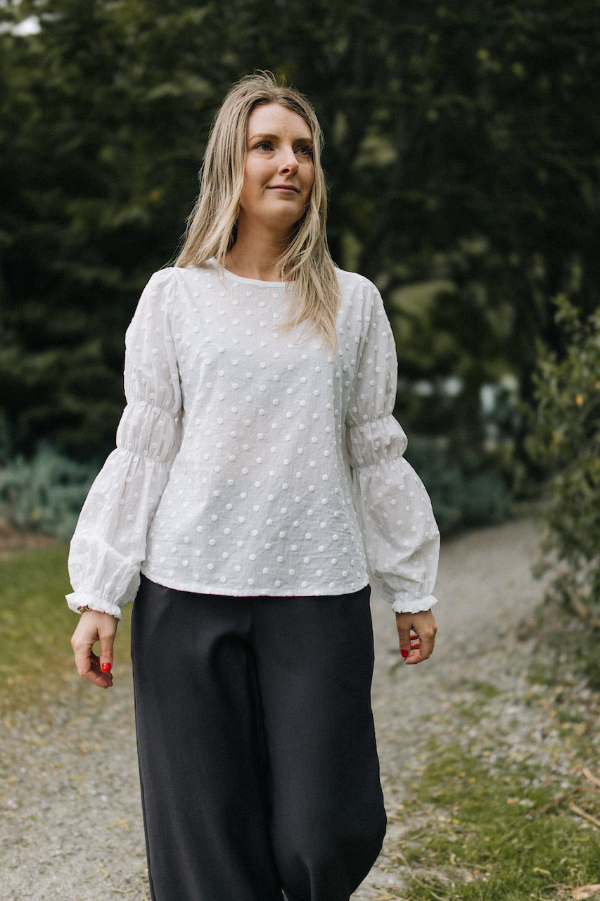 Victoria blouse - White spot