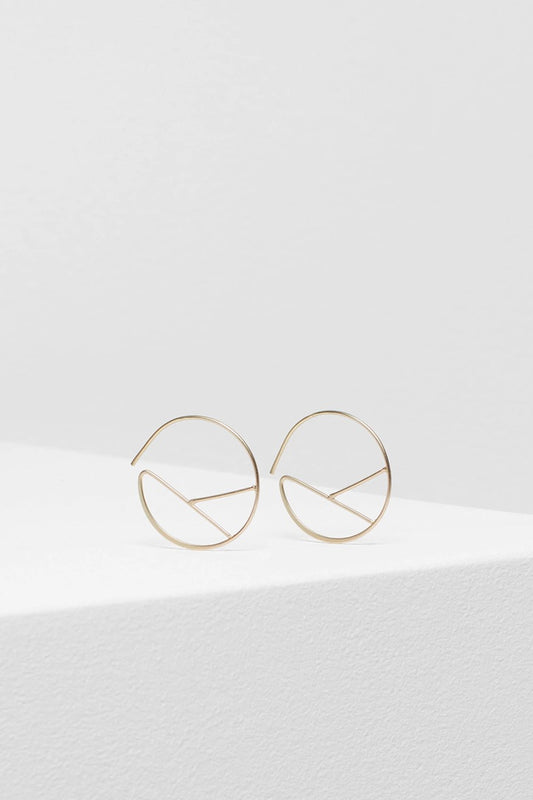 HALLIE EARRING - GOLD MATTE
