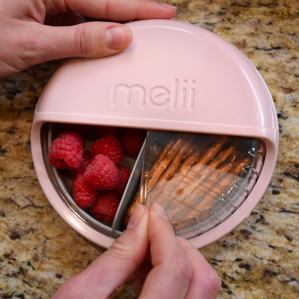 Melii Spin Snack Container - Luxe pink