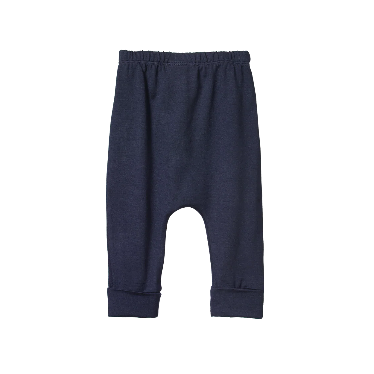 Merino Drawstring Pants - Navy