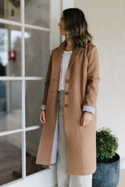 Aubrey Coat - Cinnamon PRE ORDER