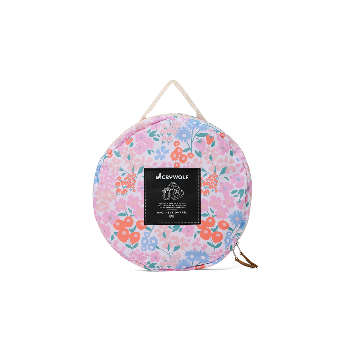 Packable Duffle Bag - Berry Garden