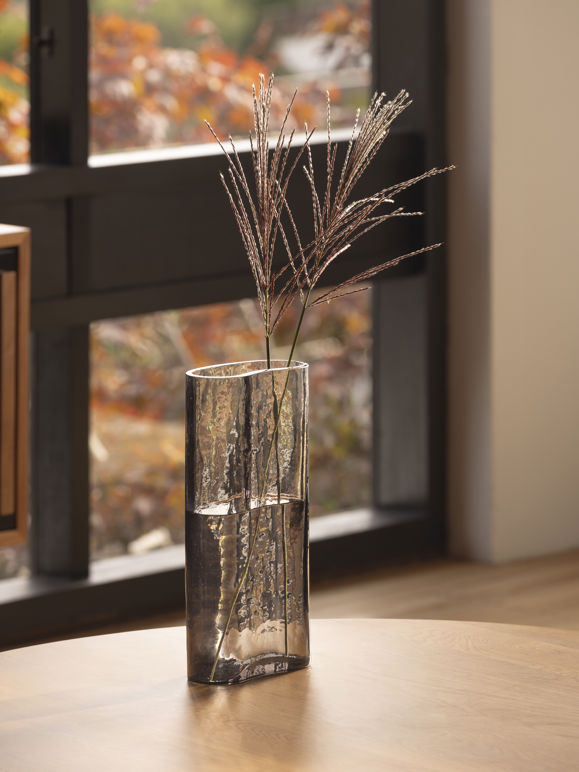 Cove Vase - Tall Grey