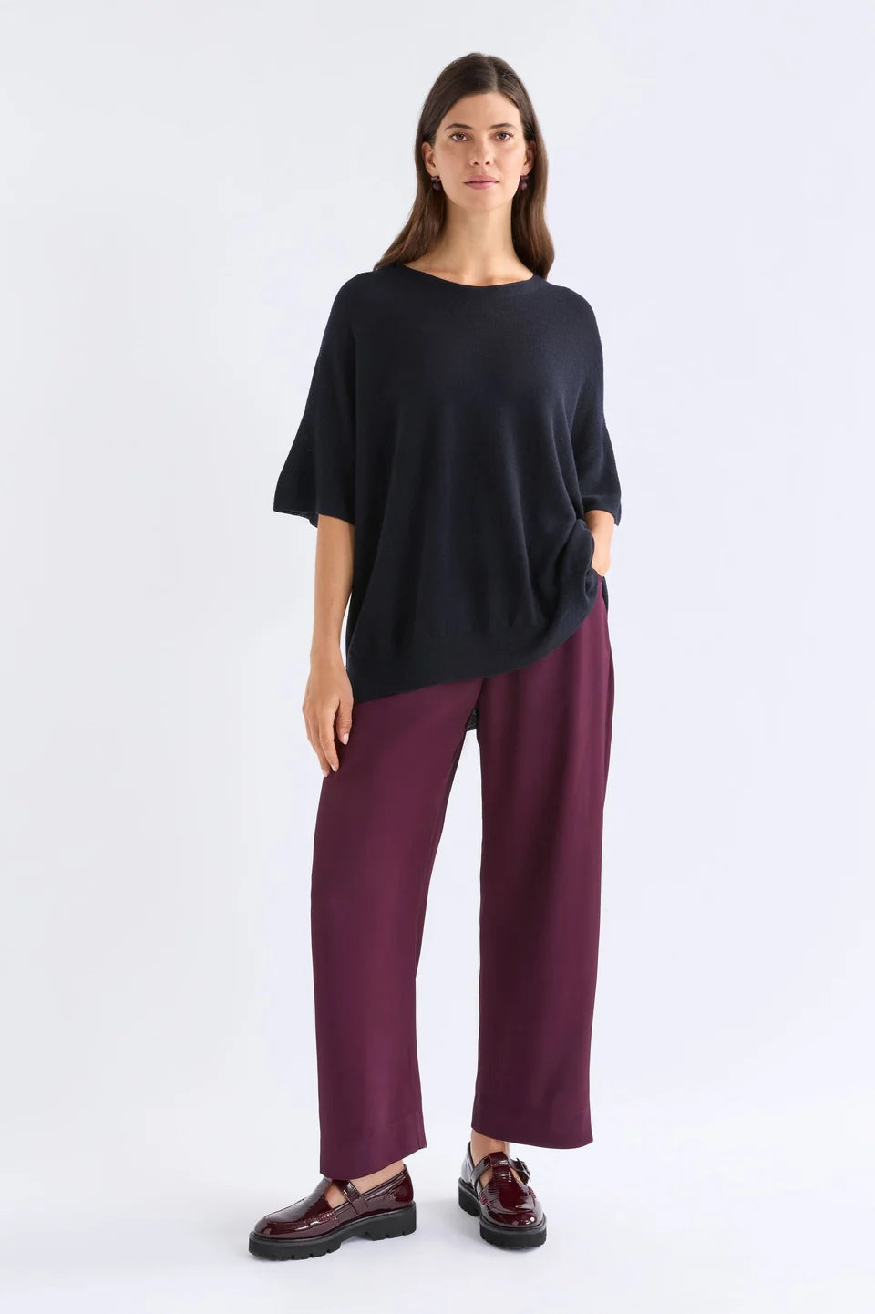 Kita knit top - Midnight