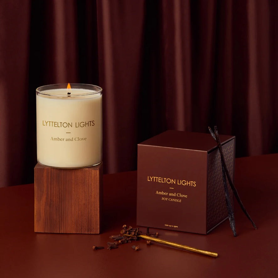 Amber & Clove Candle Large