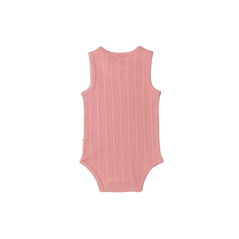 Woolbabe Merino/Organic Cotton Singletsuit - Daydream Collection - Dusk Marl