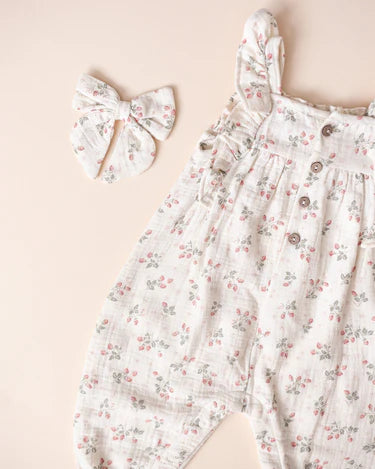 Nova Romper || Strawberries