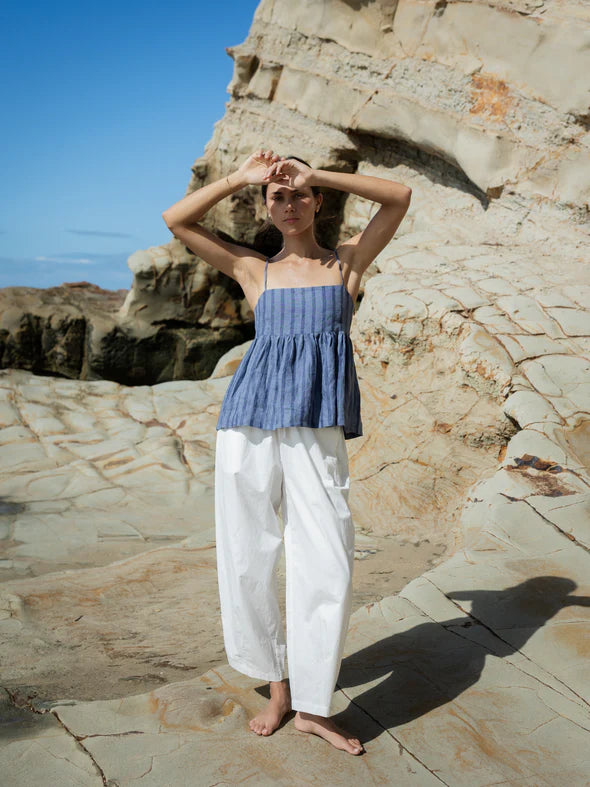 Go to Top - Denim Stripes