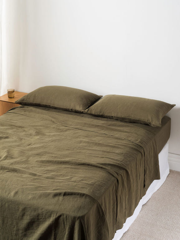 Linen Pillowcase Pair - Ivy
