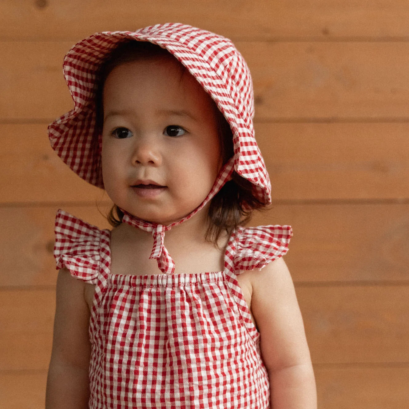 Petal Set - Red Gingham