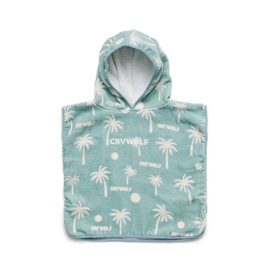 BABY HOODED TOWEL - Pacific Blue