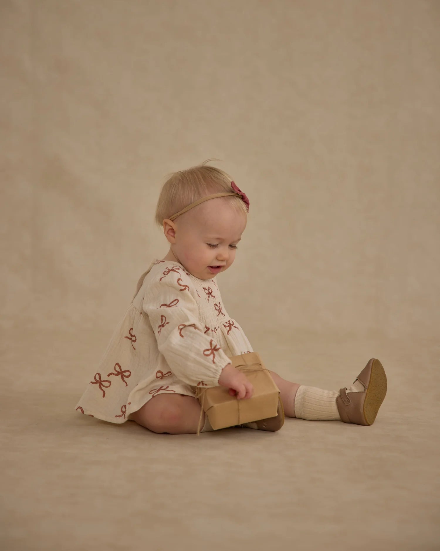 Sophia top + bloomer set - Ruby bows