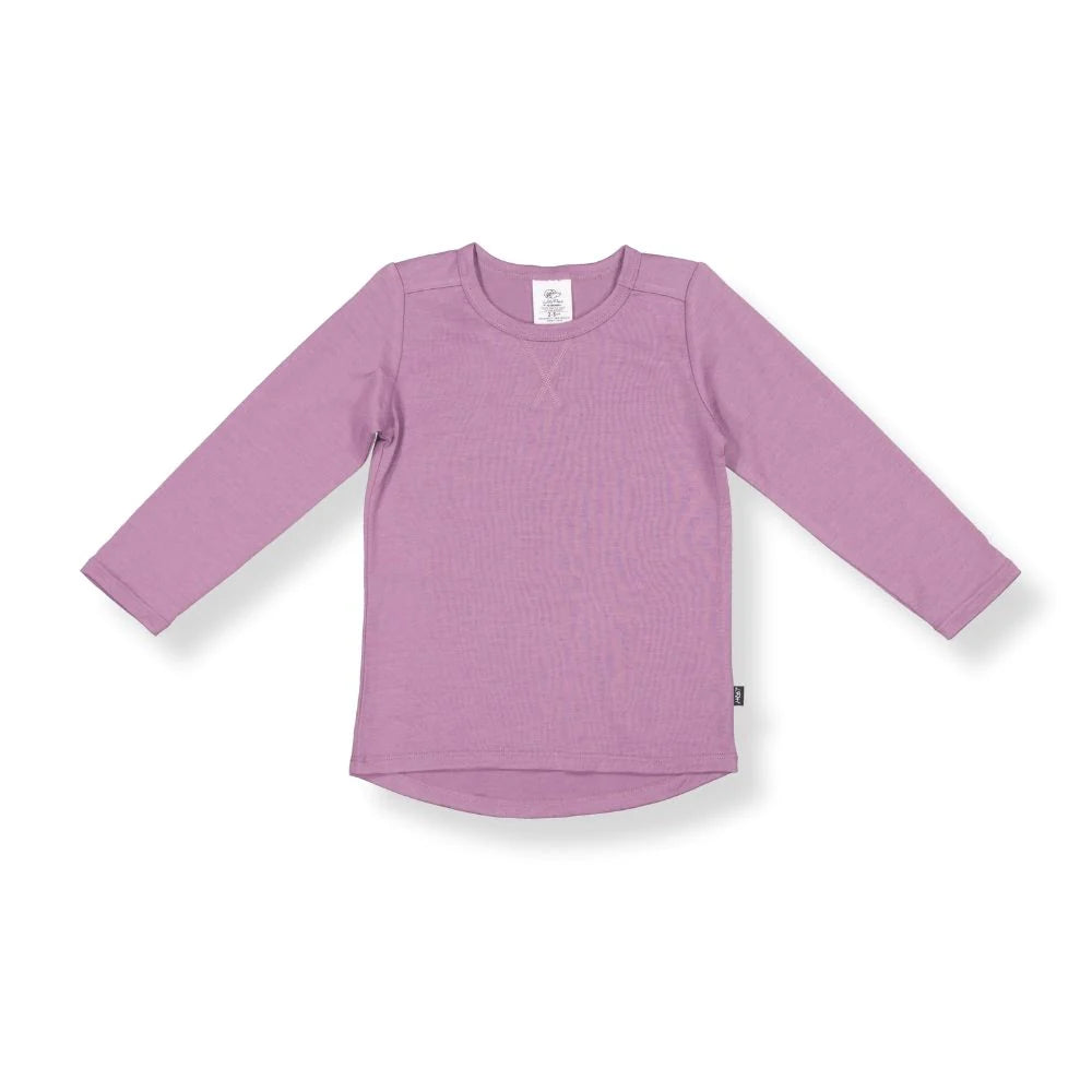 WYATT LONGSLEEVE TEE - Mauve