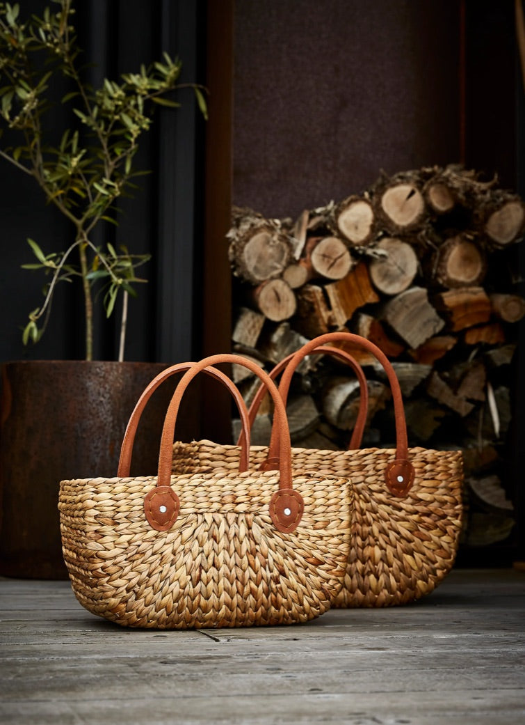 Large Harvest Basket / Suede