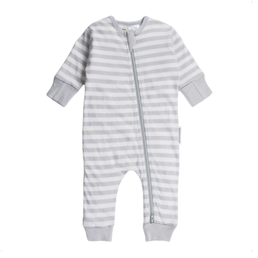 Merino/Organic Cotton PJ Suit - Pebble