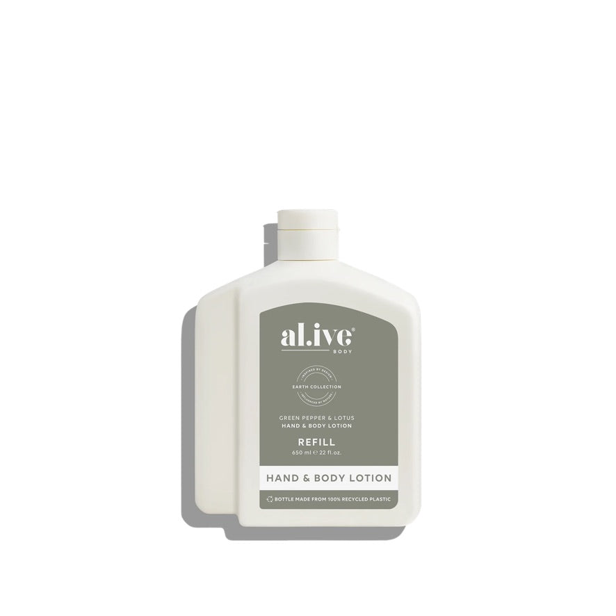 650ml Lotion Refill - Green Pepper & Lotus