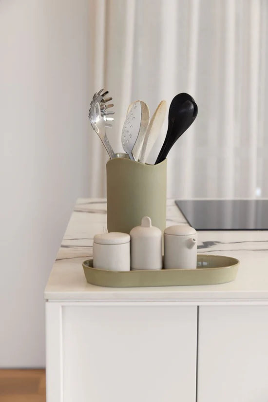 Jos Utensil Holder - Sage