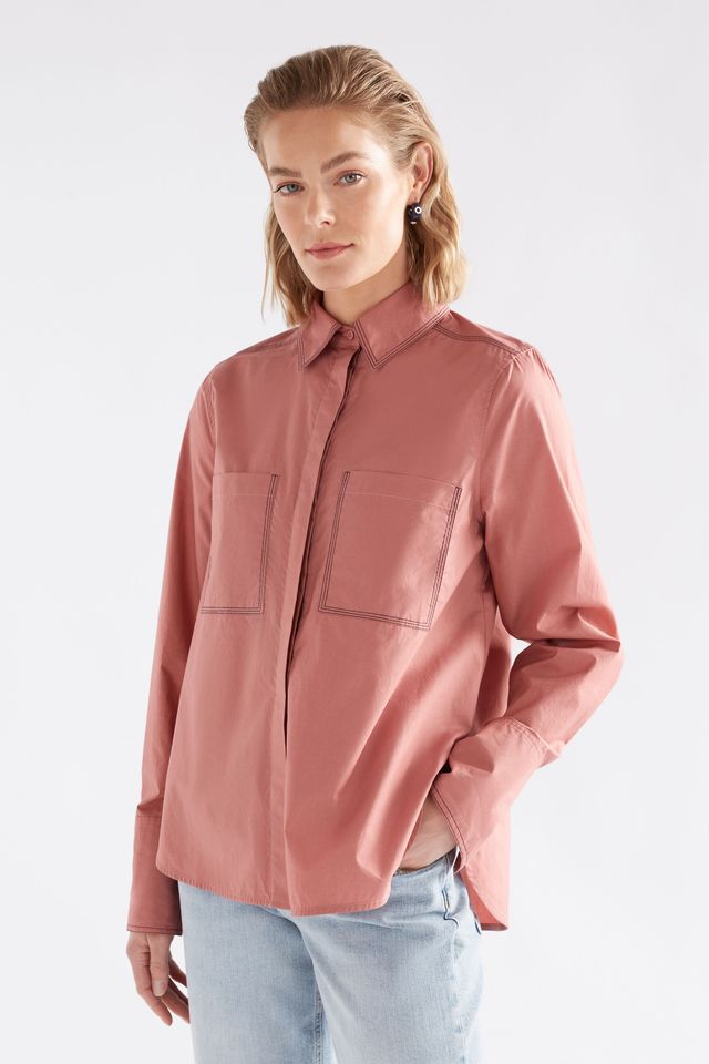 Salli Shirt- Clay Pink