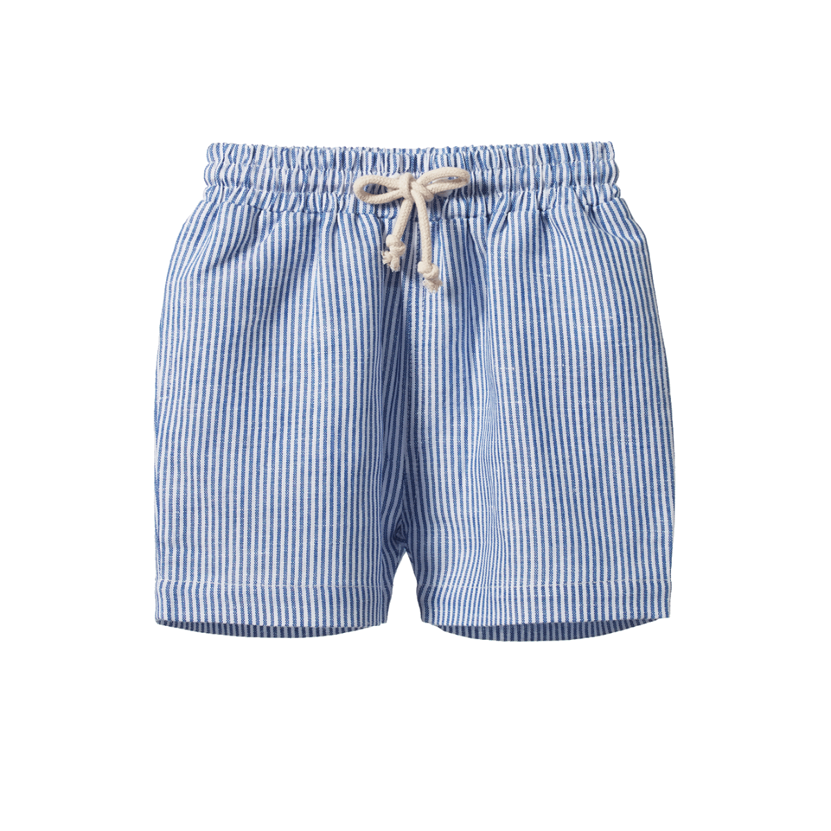 James Short Linen - Blue Stripe