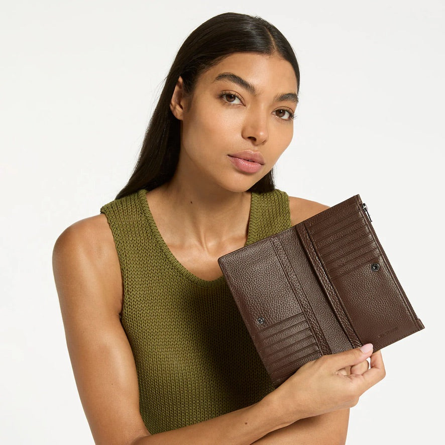 Old Flame Wallet - Cocoa
