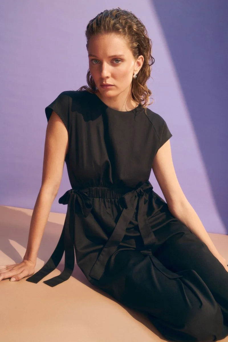 Ginza Jumpsuit - BLACK