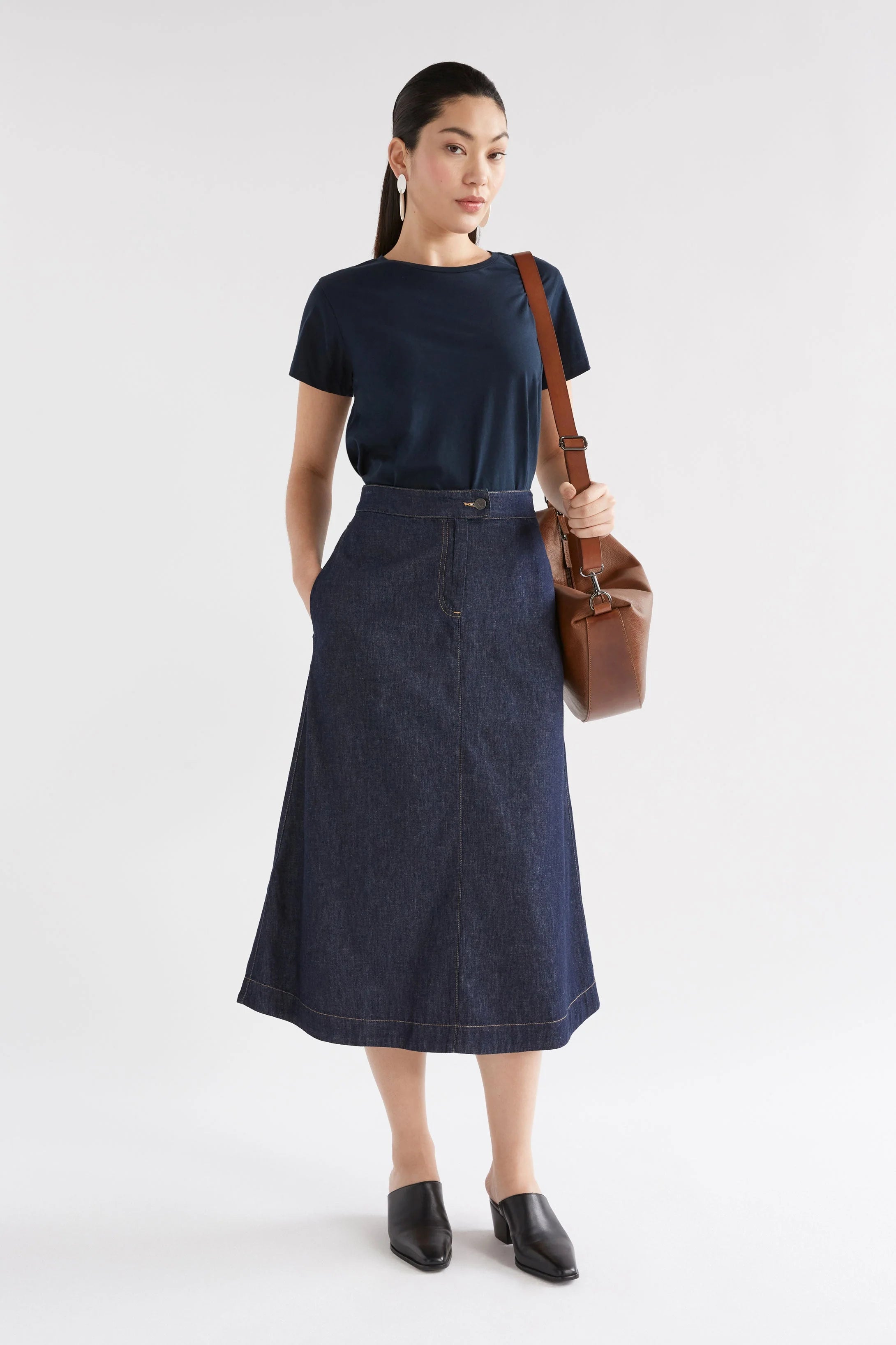 DENYM SKIRT - AUTHENTIC BLUE WASH