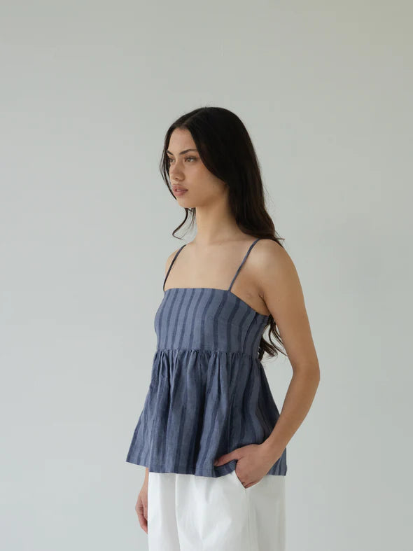 Go to Top - Denim Stripes