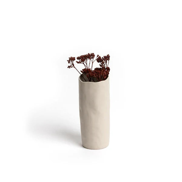 Bernie vase small - Bone