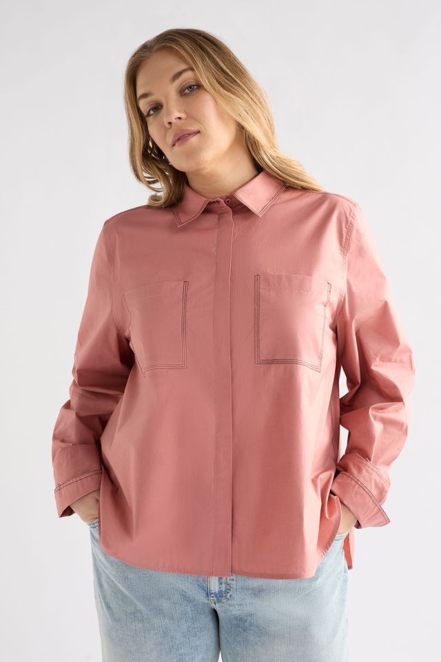 Salli Shirt- Clay Pink