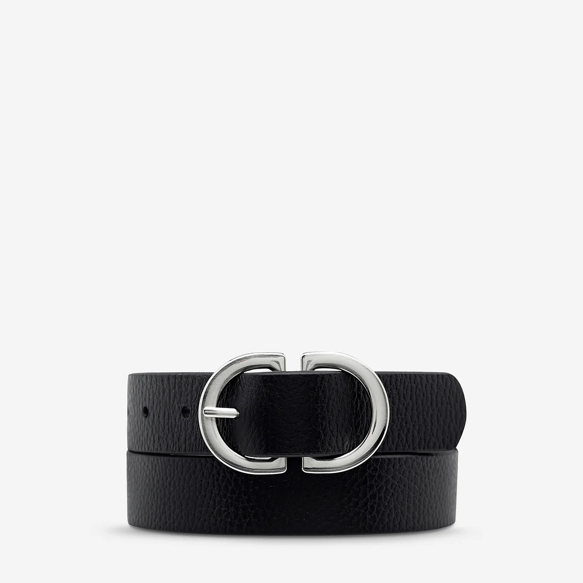 In Reverse Belt - Black/Silver