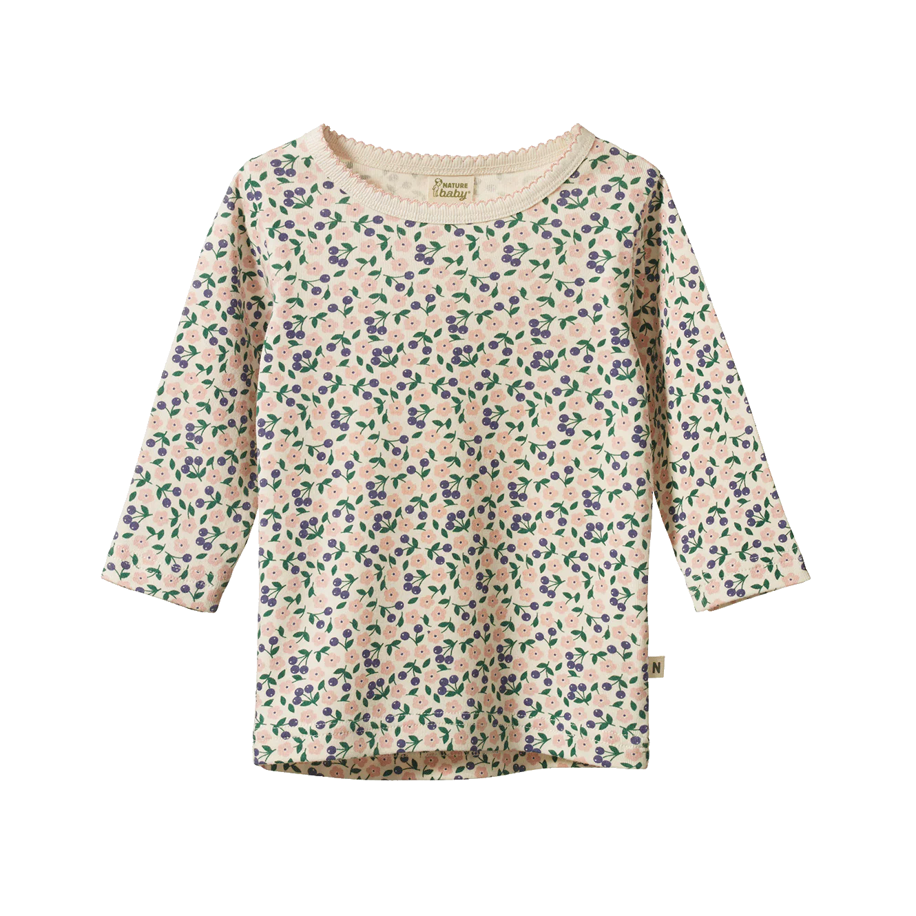 LONG SLEEVE CLOUD TEE, Briarwood Print