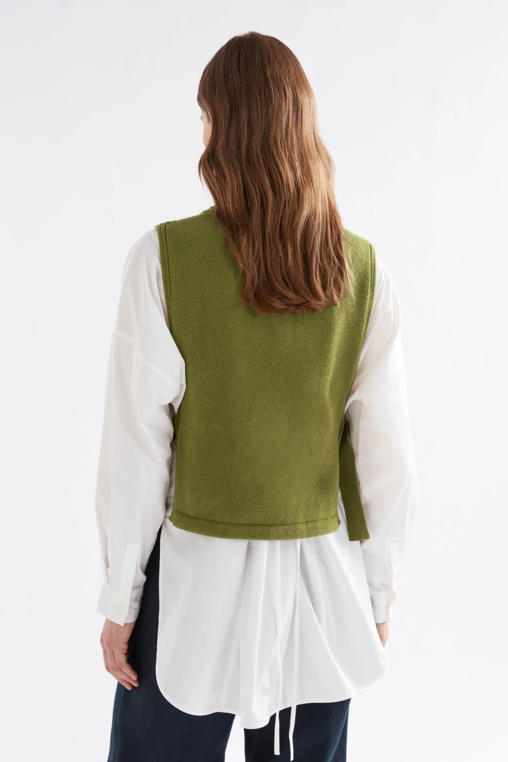 MIRAA VEST - Artichoke