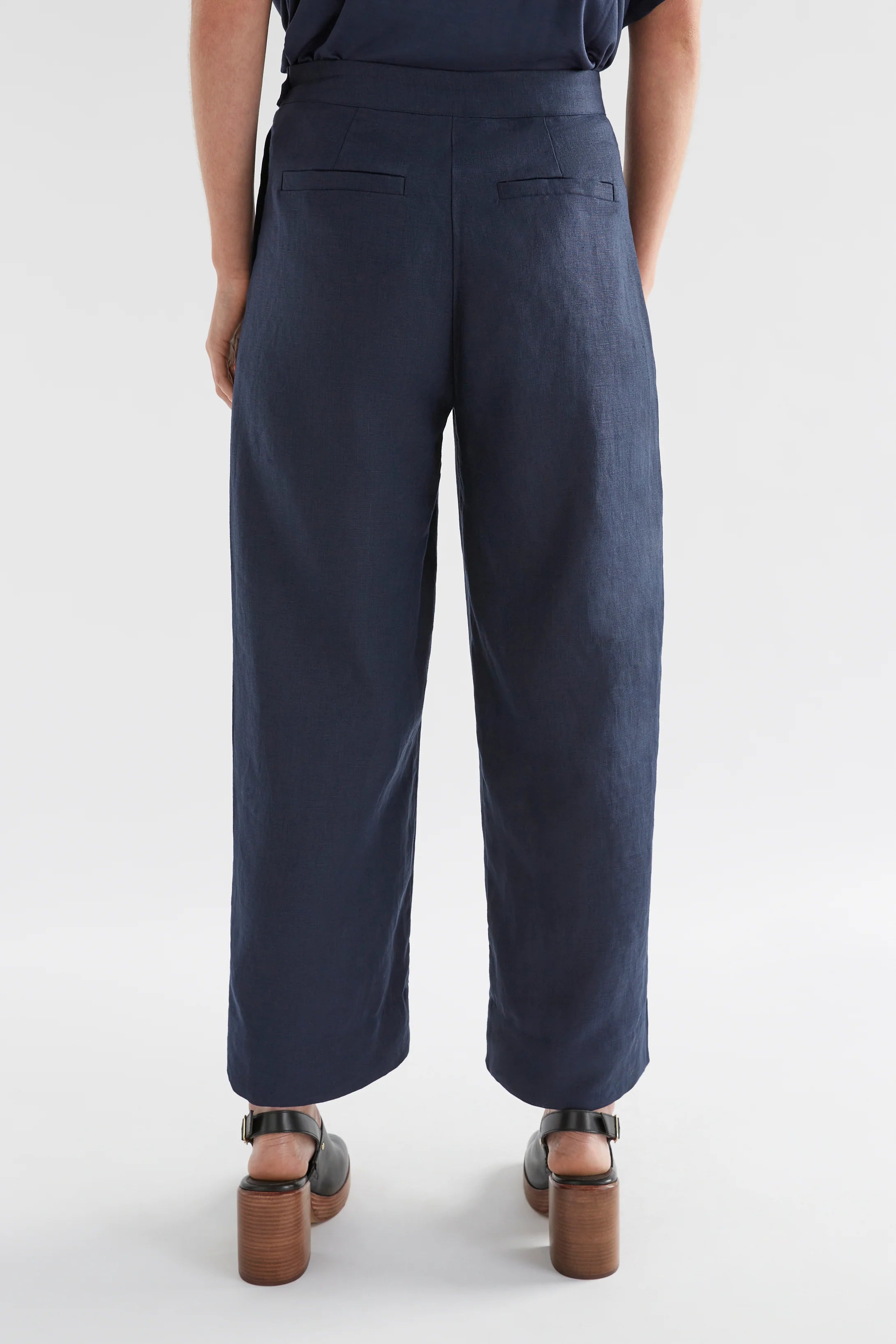 HERSOM LINEN PANT - Moonlight