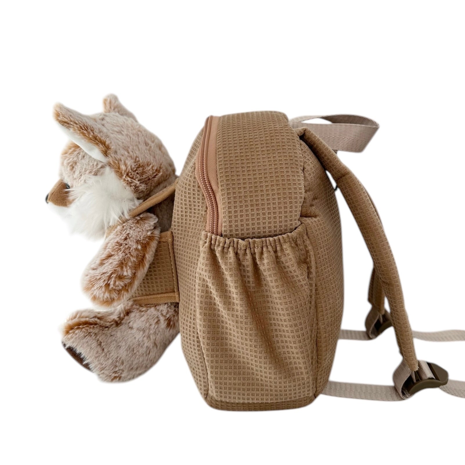CHAI BABY BACKPACK WITH FRONT HARNESS - Fox
