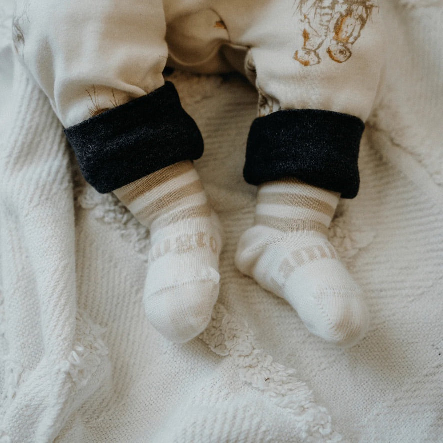 Merino Wool Crew Socks | BABY | Squirrel