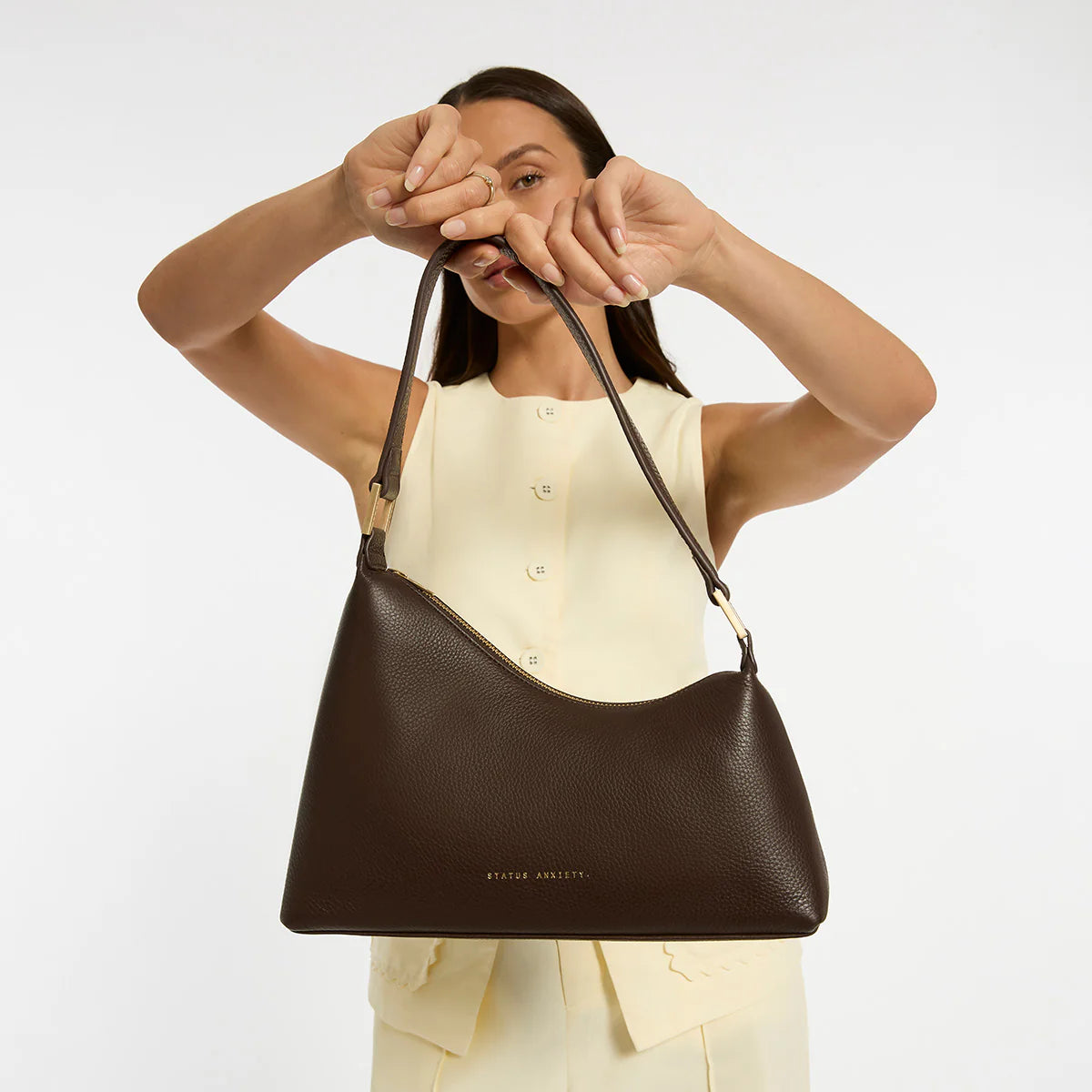 REVERIE - cocoa/brushed gold