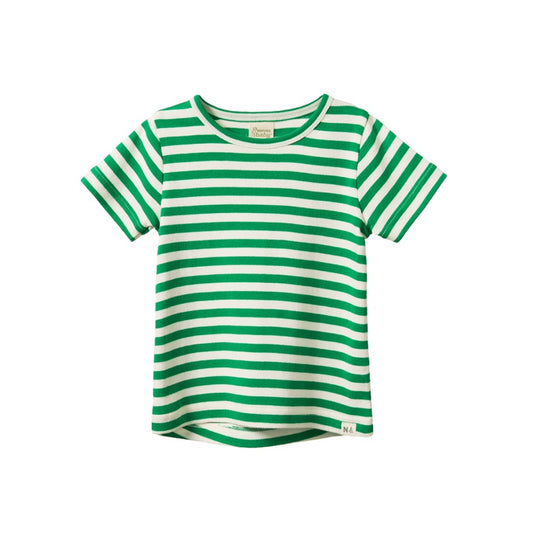 River tee - KELLY GREEN SEA STRIPE