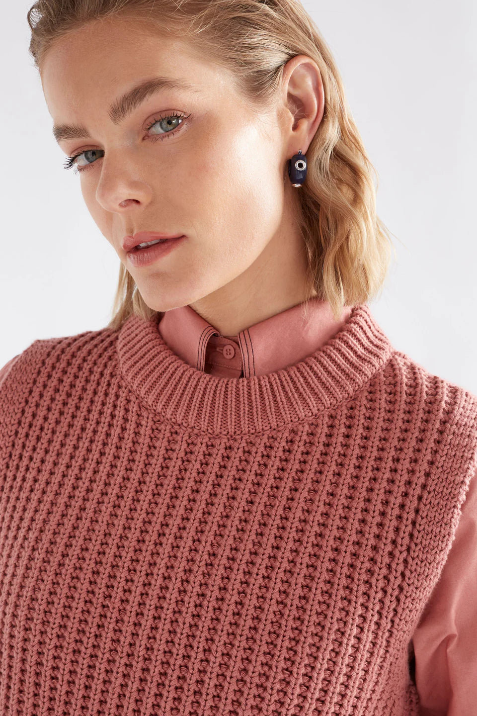 Arp Vest- CLAY PINK