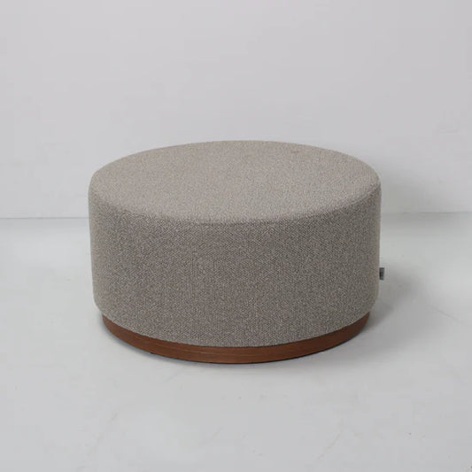 Hickory Large Ottoman - Mushroom