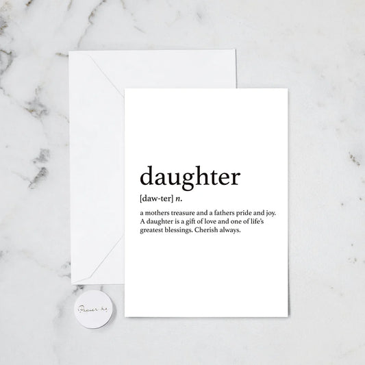 DAUGHTER GREETING CARD
