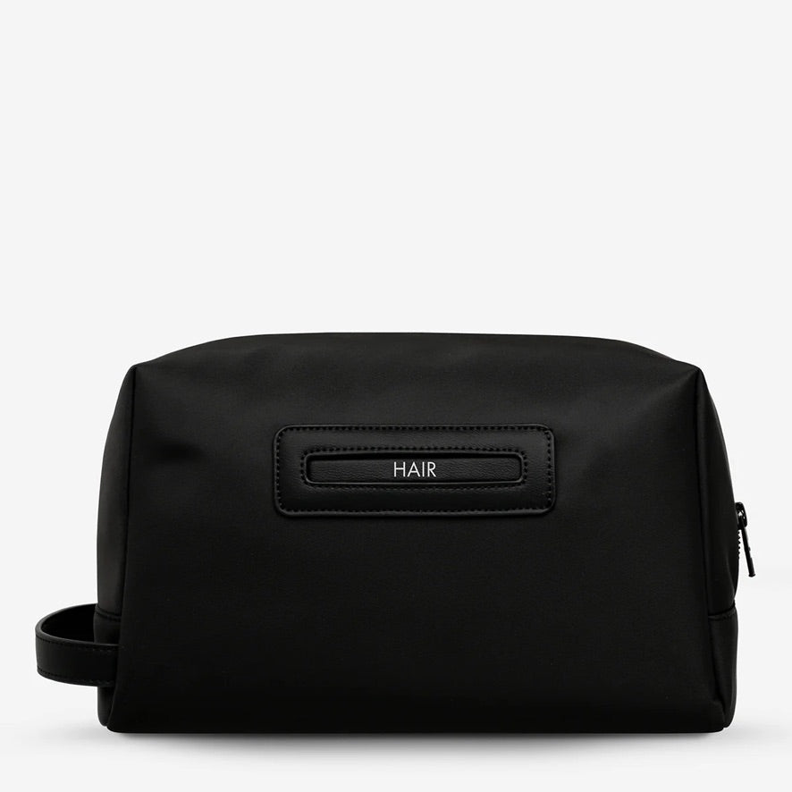Hunter Recycled Toiletry Bag Large - Black