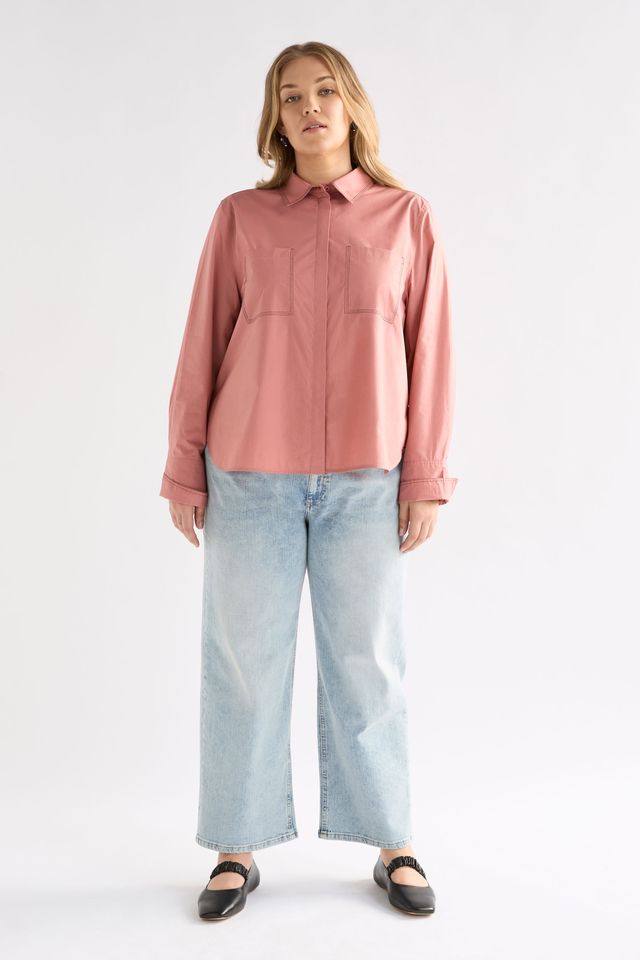 Salli Shirt- Clay Pink