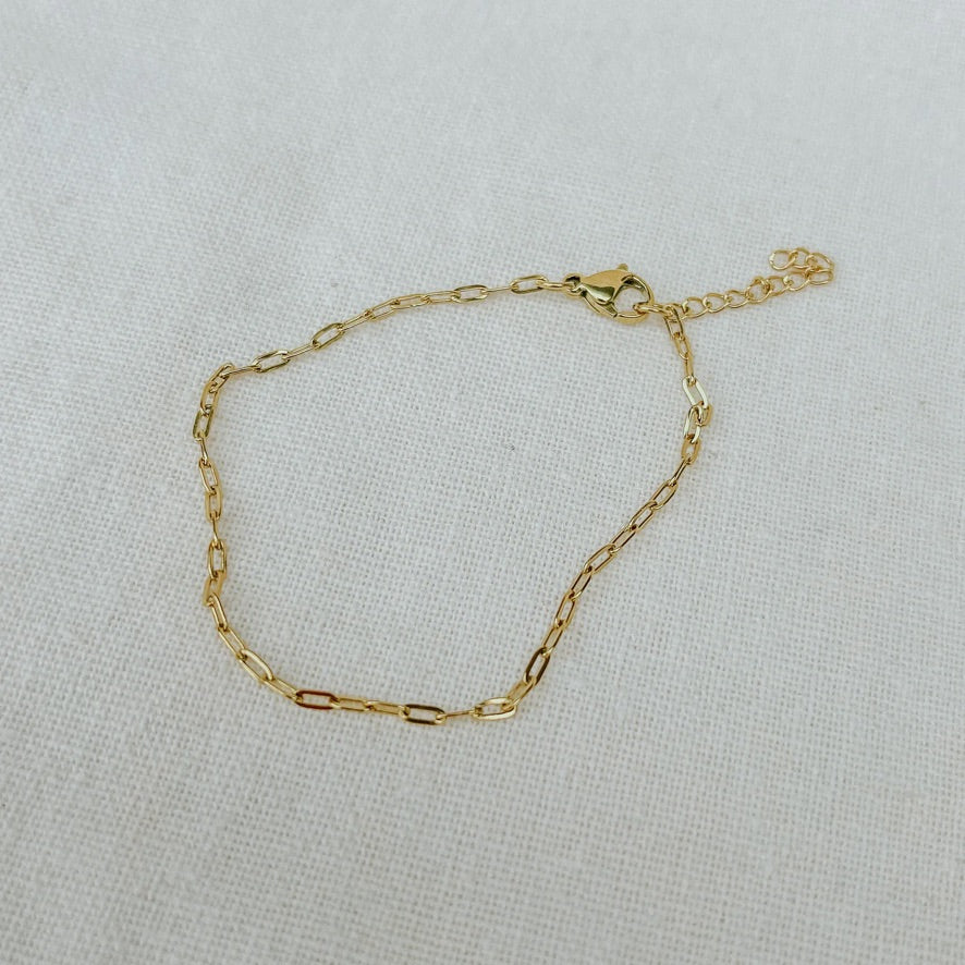 MINI PAPERCLIP ANKLET