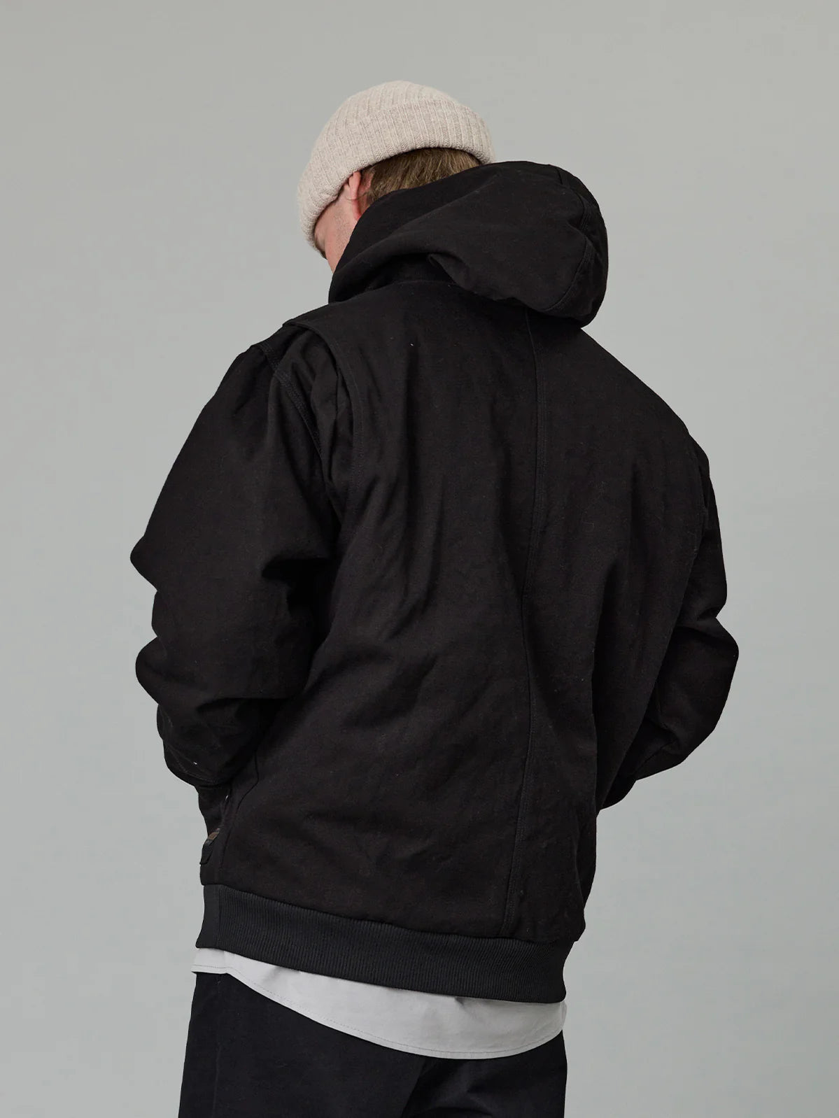 STATEN BOMBER JACKET - BLACK