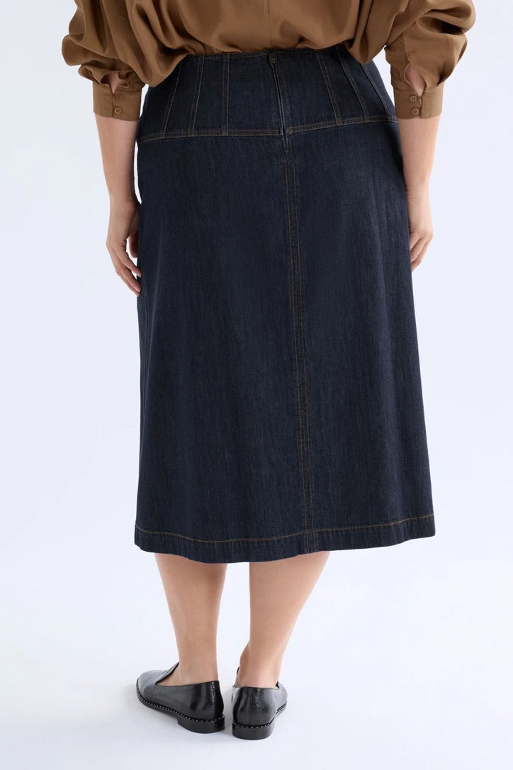 Valor Skirt - DARK BLUE WASH