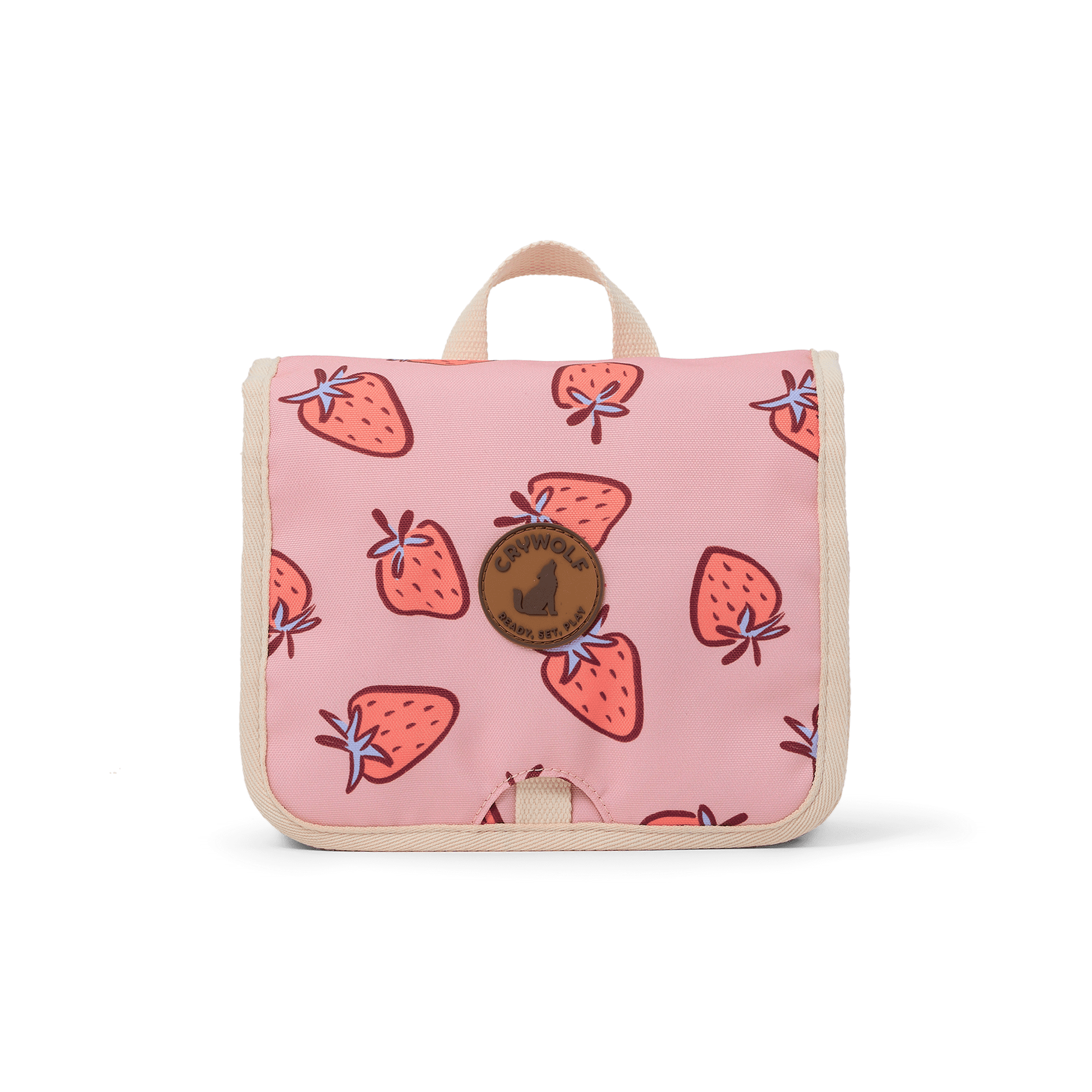 Hanging Toiletry Bag - Strawberry Splash