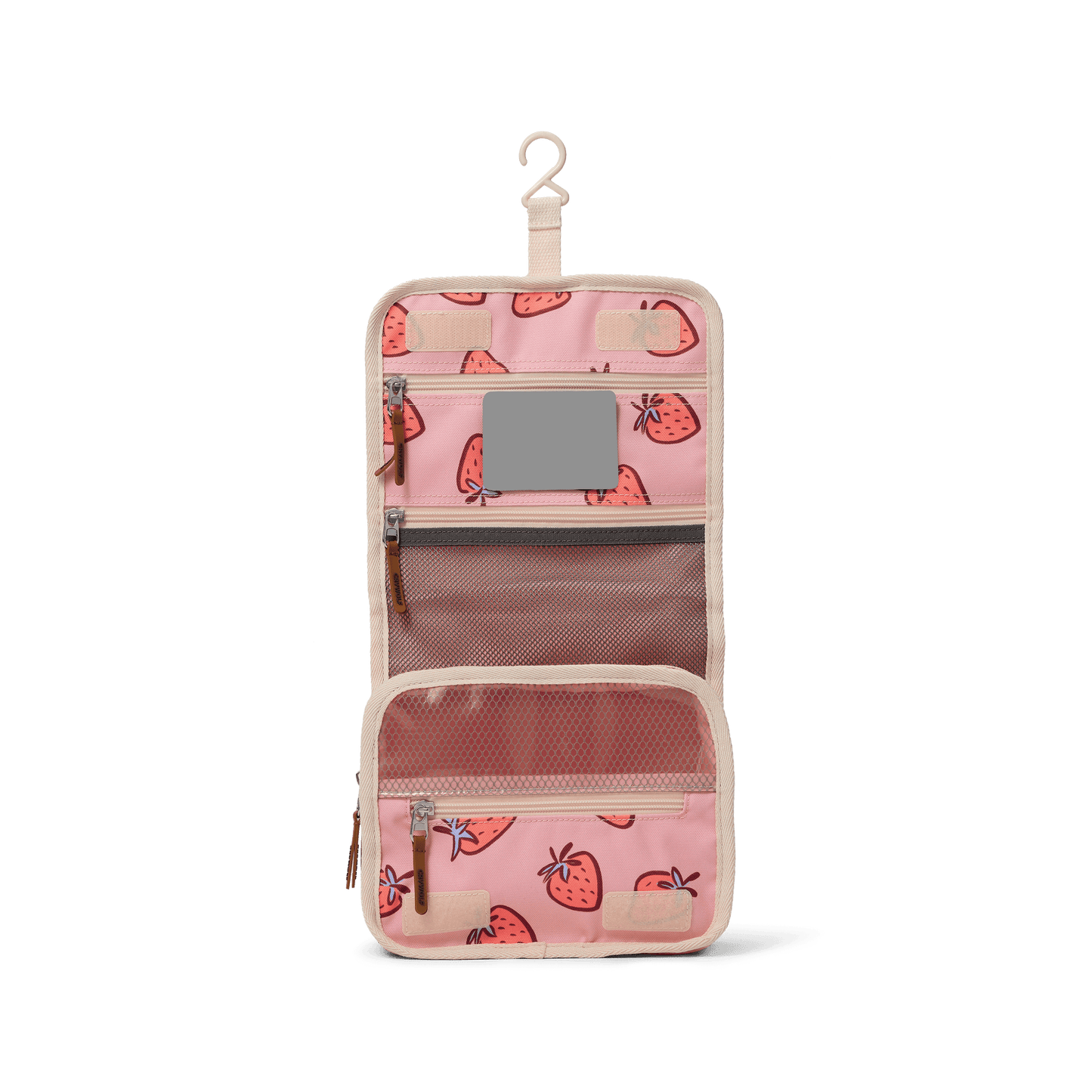 Hanging Toiletry Bag - Strawberry Splash