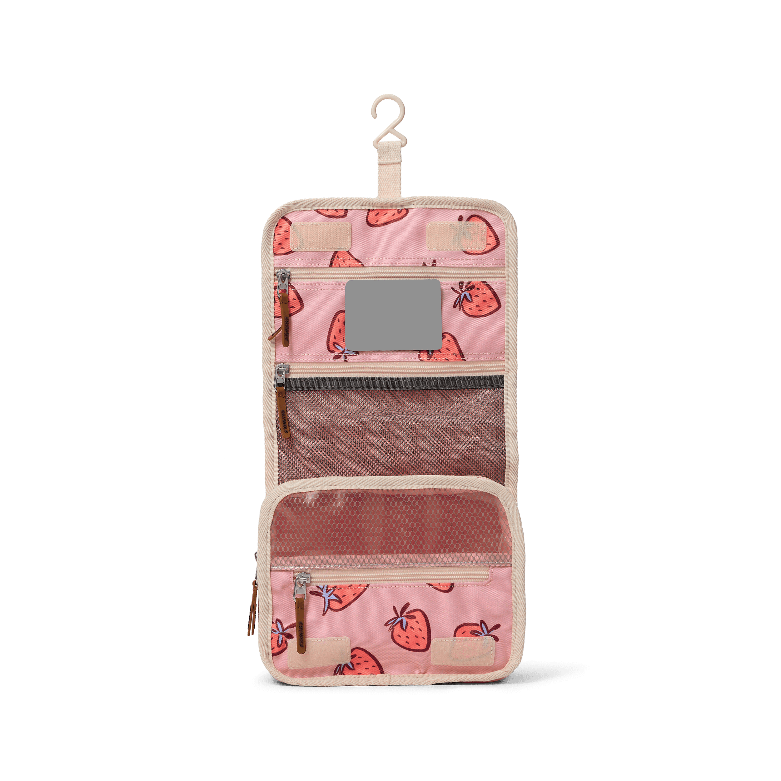 Hanging Toiletry Bag - Strawberry Splash
