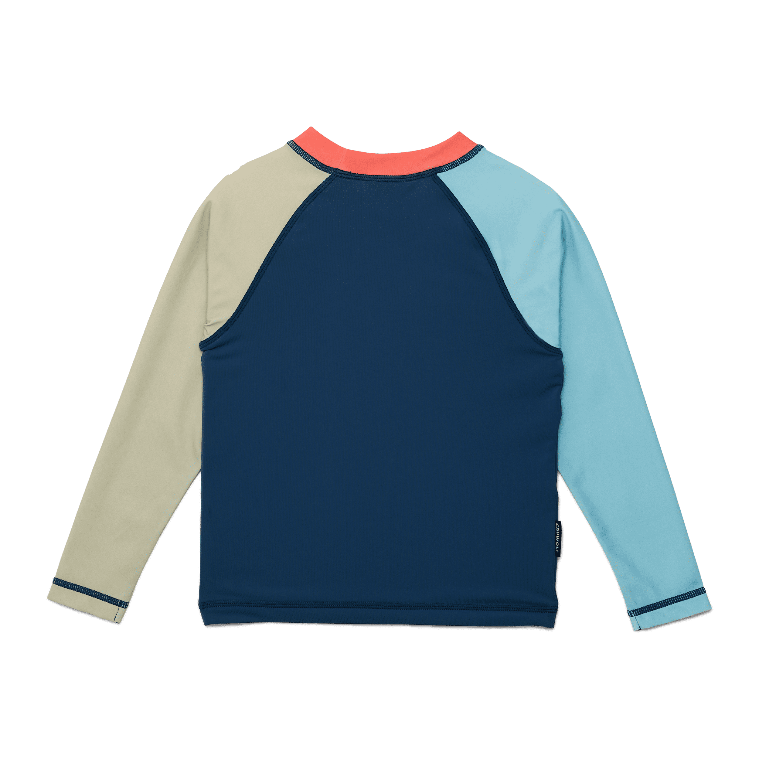 Long Sleeve Rash Vest - Ocean Colour Block