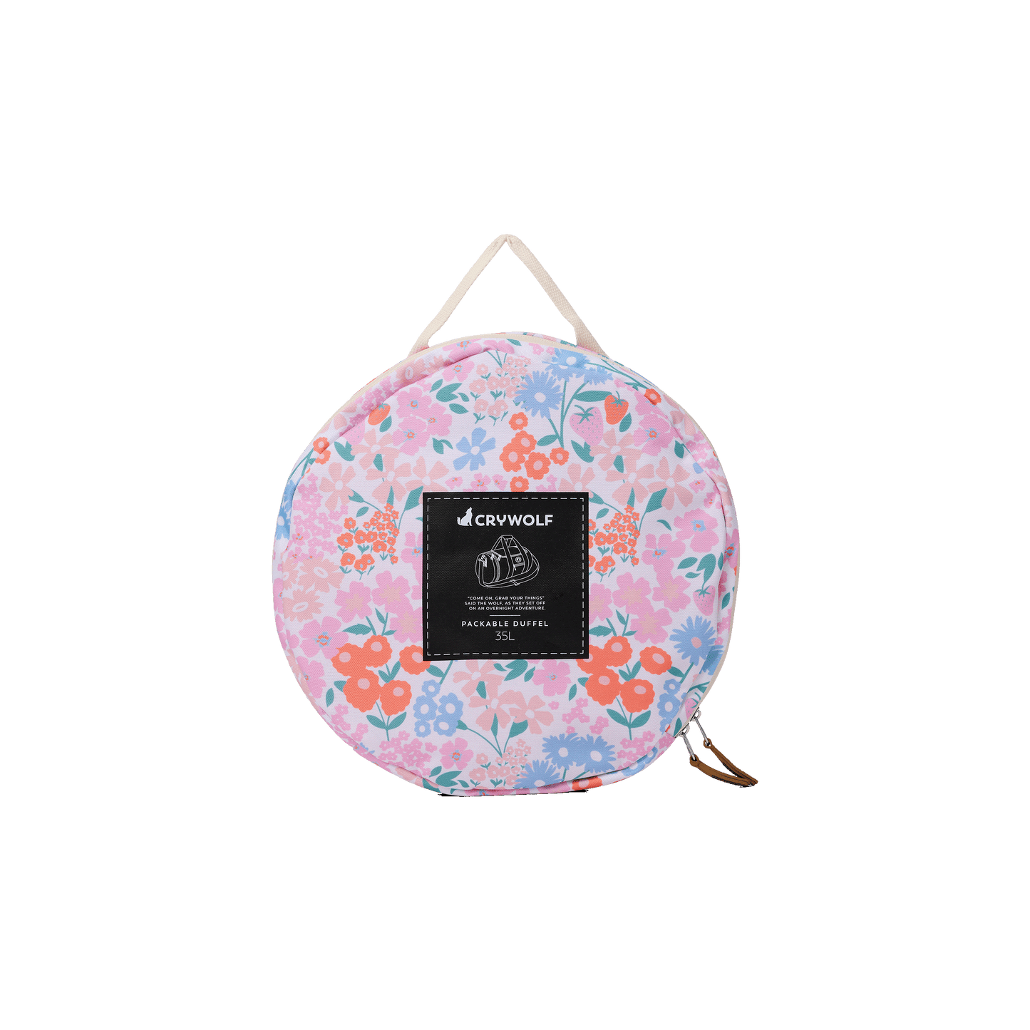 Packable Duffle Bag - Strawberry Splash